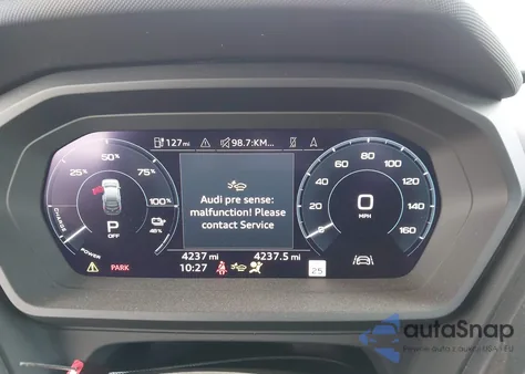 2025 Audi Q4 Sportback E-Tron Premium Plus 55 Quattro из США, поврежденный, VIN WA13UBFZ5SP040761